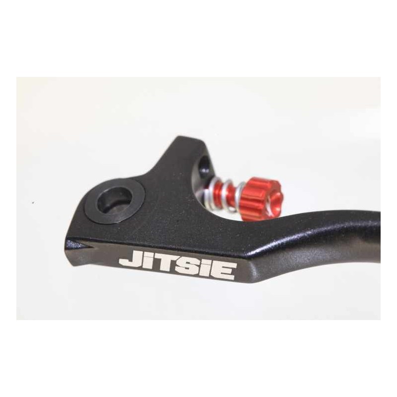 Levier embrayage long type GRIMECA JITSIE adaptable BETA noir vis reglage rouge