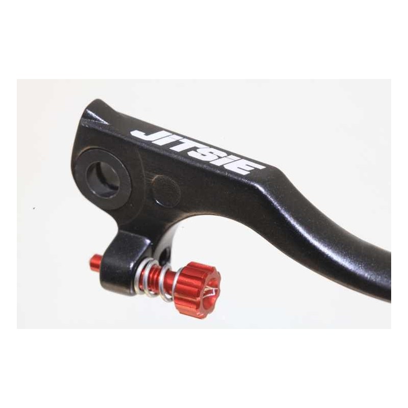 Levier embrayage long type GRIMECA JITSIE adaptable BETA noir vis reglage rouge