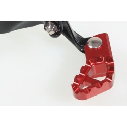 Pédale frein arrière BETA evo JITSIE Race adaptable noir embout rouge