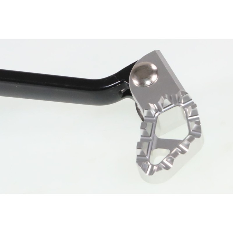 Pédale frein arrière BETA evo 80 JITSIE Race adaptable noir embout alu