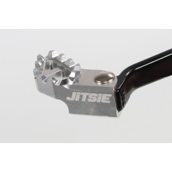 Pédale frein arrière BETA evo 80 JITSIE Race adaptable noir embout alu