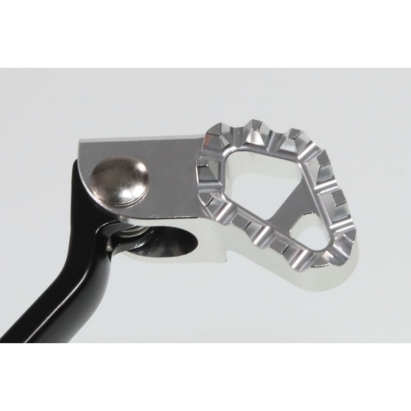 Pédale frein arrière BETA evo 80 JITSIE Race adaptable noir embout alu