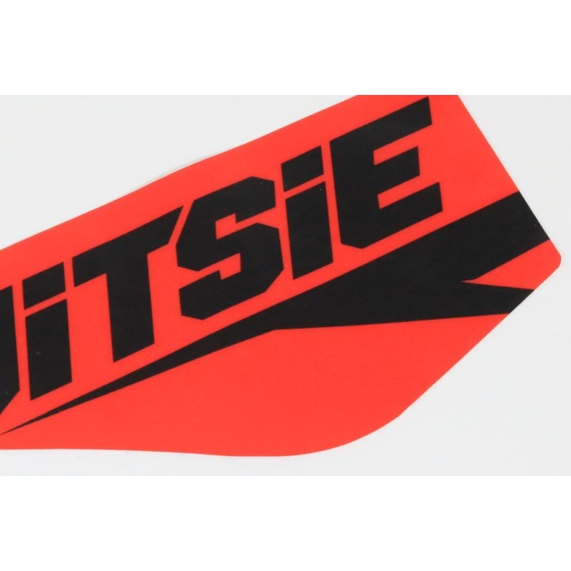 Autocollant boîtier filtre JITSIE BETA evo 2t/4t rouge/noir