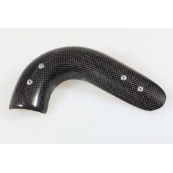Protection coude echappement carbone JITSIE GASGAS version courte