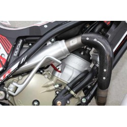 Protection coude echappement carbone JITSIE GASGAS version courte