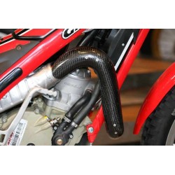 Protection coude echappement carbone JITSIE GASGAS version longue