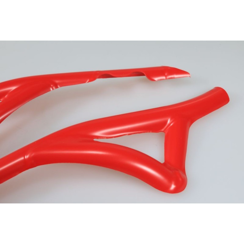 Protection cadre plastique JITSIE GASGAS 2011-2022 partie basse rouge
