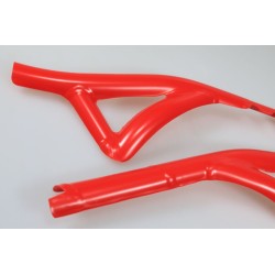 Protection cadre plastique JITSIE GASGAS 2011-2022 partie basse rouge