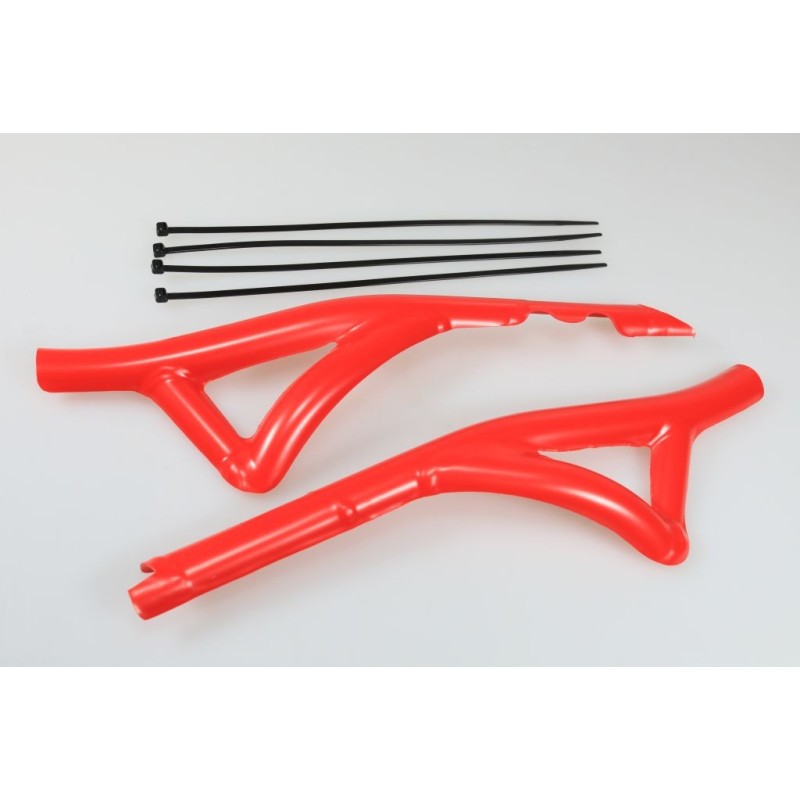Protection cadre plastique JITSIE GASGAS 2011-2022 partie basse rouge