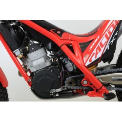 Protection cadre plastique JITSIE GASGAS 2011-2022 partie basse rouge
