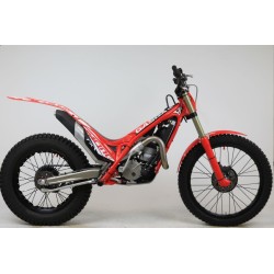 Protection cadre plastique JITSIE GASGAS 2011-2022 partie basse rouge