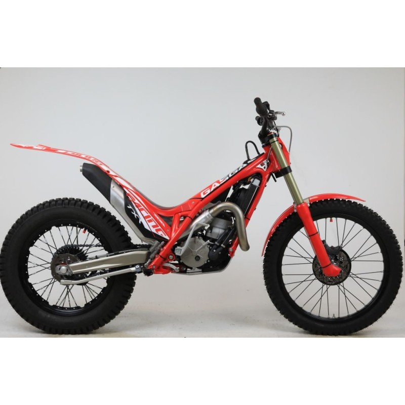 Protection cadre plastique JITSIE GASGAS 2011-2022 partie basse rouge