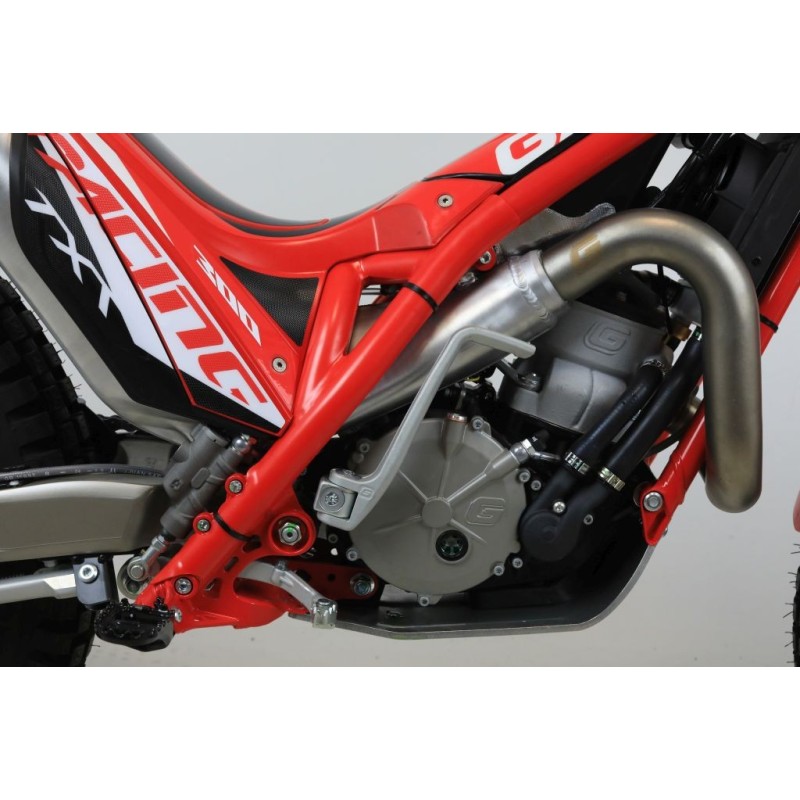 Protection cadre plastique JITSIE GASGAS 2011-2022 partie basse rouge