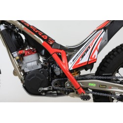 Protection cadre plastique JITSIE GASGAS 2011-2022 partie basse rouge
