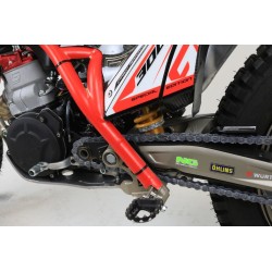 Protection cadre plastique JITSIE GASGAS 2011-2022 partie basse rouge