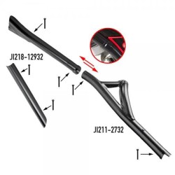 Protection cadre plastique JITSIE GASGAS 2011-2022 partie superieur et avant