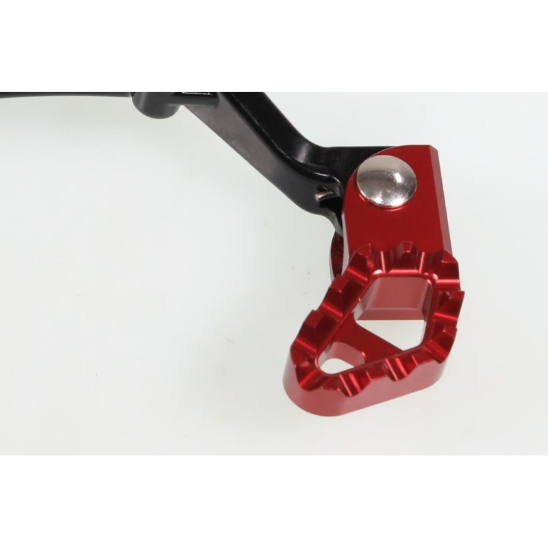 Pédale frein arrière GASGAS 2009-2018 JITSIE Race adaptable noir embout rouge