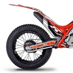 Autocollant bras oscillant GASGAS JITSIE 2019-2023 rouge/blanc Dunlop