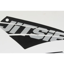 Autocollant boitier filtre GASGAS JITSIE 2011-2022 noir/argent