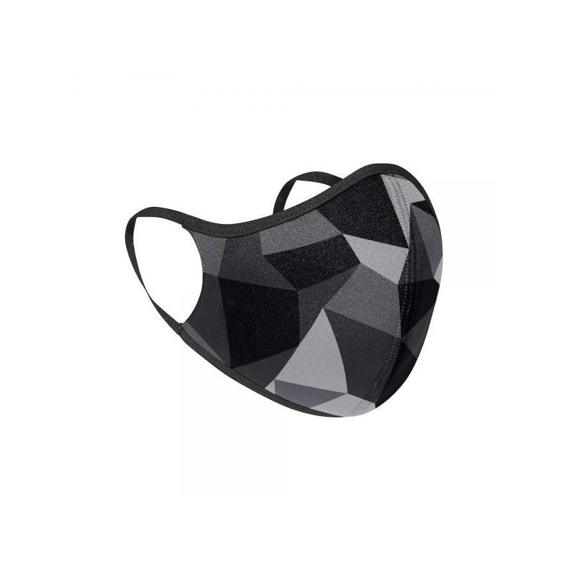 Masque covid enfant JITSIE Polygon noir/gris