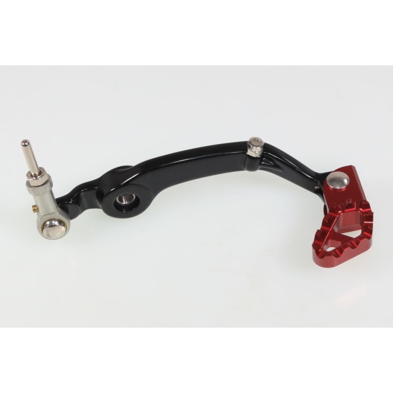 Pédale frein arrière GASGAS 2019-2022 JITSIE Race adaptable noir embout rouge