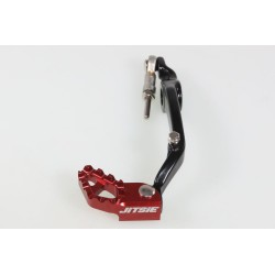 Pédale frein arrière GASGAS 2019-2022 JITSIE Race adaptable noir embout rouge