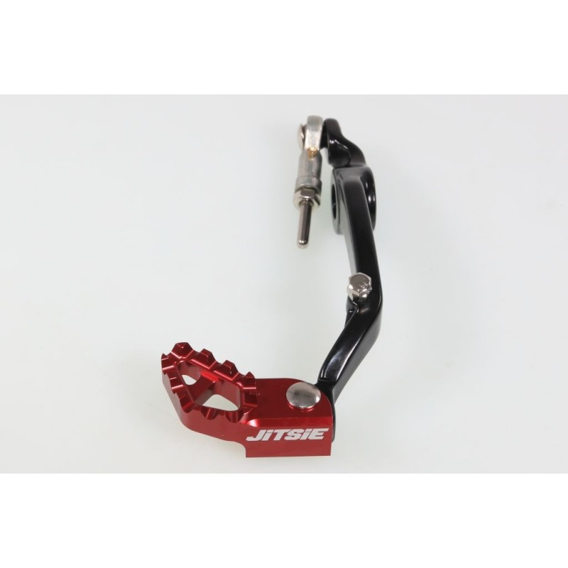 Pédale frein arrière GASGAS 2019-2022 JITSIE Race adaptable noir embout rouge