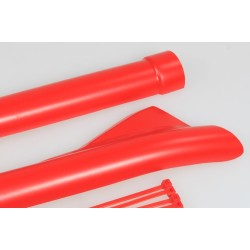 Protection cadre plastique JITSIE GASGAS 2023 partie superieur rouge