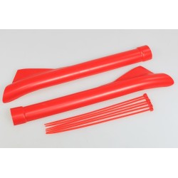 Protection cadre plastique JITSIE GASGAS 2023 partie superieur rouge