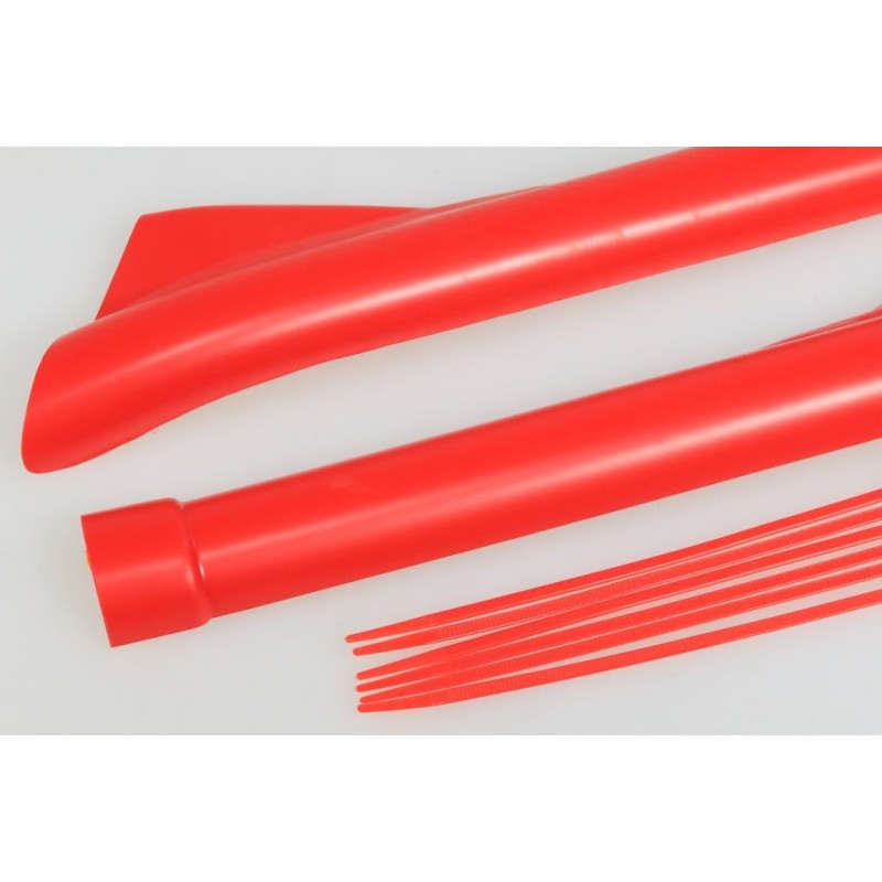 Protection cadre plastique JITSIE GASGAS 2023 partie superieur rouge