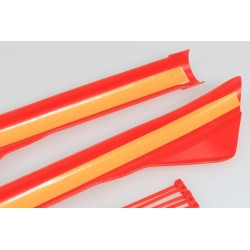 Protection cadre plastique JITSIE GASGAS 2023 partie superieur rouge