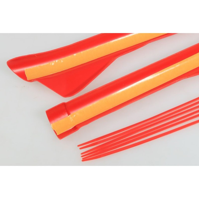 Protection cadre plastique JITSIE GASGAS 2023 partie superieur rouge