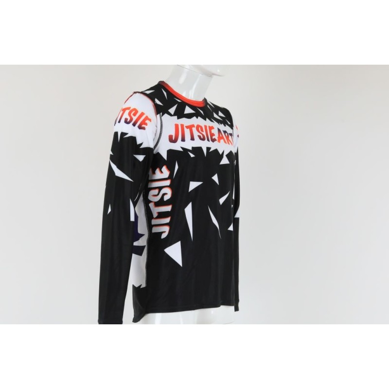 Maillot JITSIE T3 JitsieArt noir/blanc/bleu