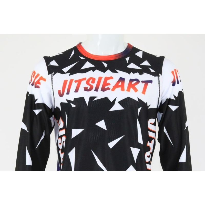Maillot JITSIE T3 JitsieArt noir/blanc/bleu