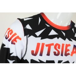 Maillot JITSIE T3 JitsieArt noir/blanc/bleu