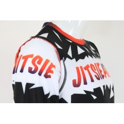 Maillot JITSIE T3 JitsieArt noir/blanc/bleu