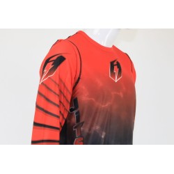 Maillot JITSIE T3 Kronkl rouge/noir