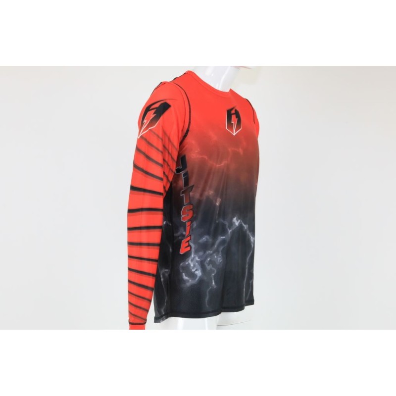 Maillot JITSIE T3 Kronkl rouge/noir