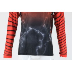Maillot JITSIE T3 Kronkl rouge/noir