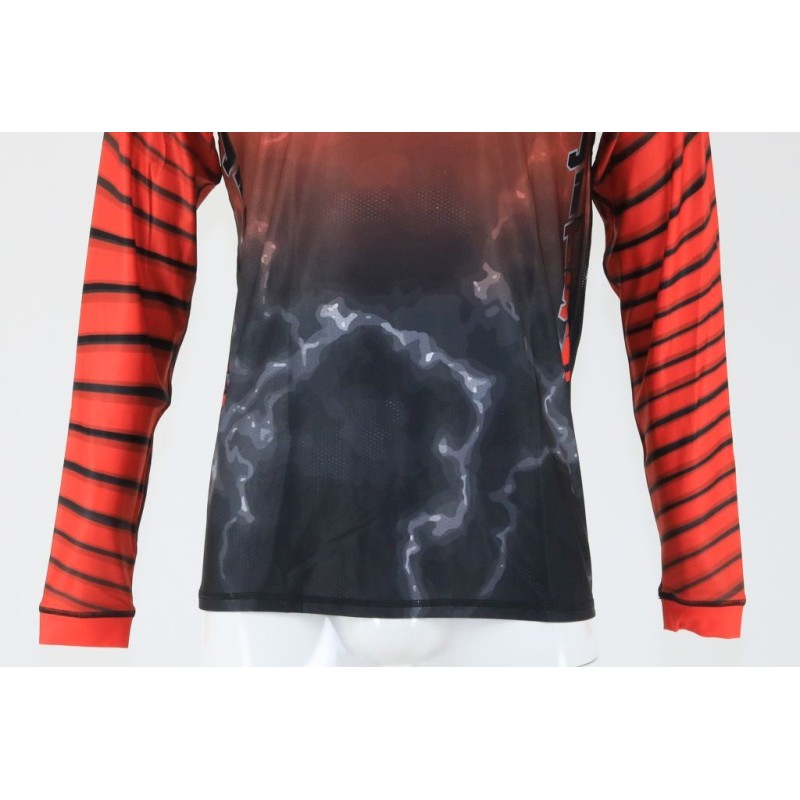 Maillot JITSIE T3 Kronkl rouge/noir