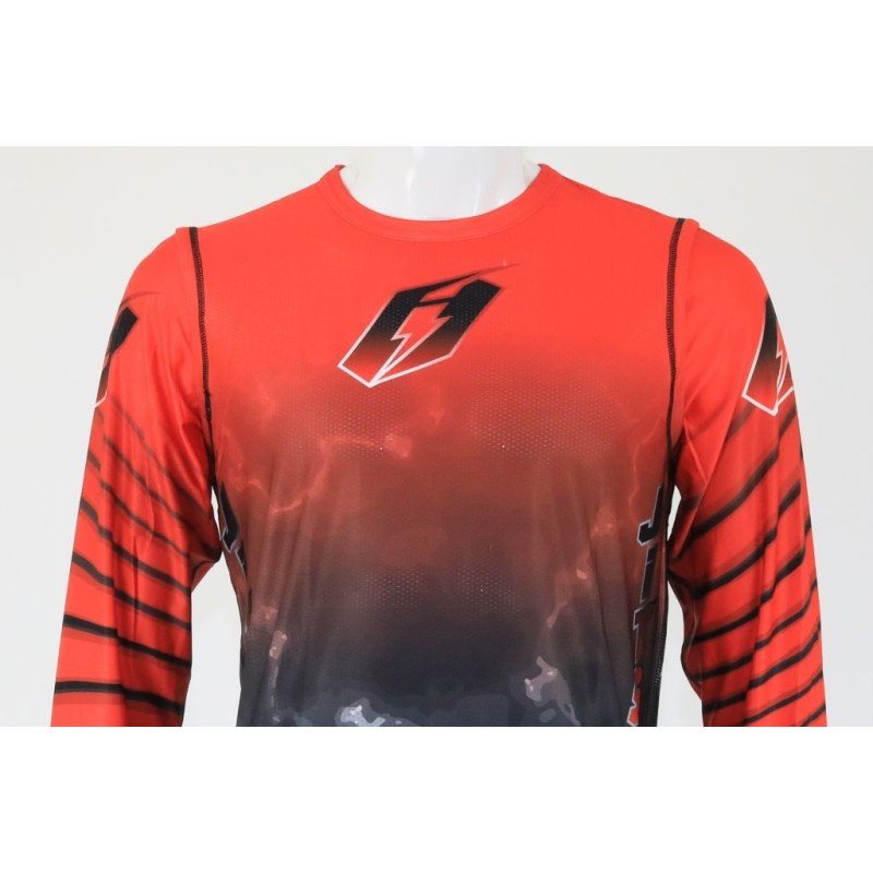 Maillot JITSIE T3 Kronkl rouge/noir