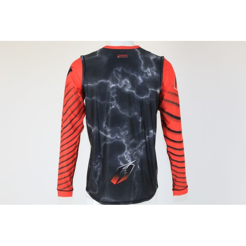 Maillot JITSIE T3 Kronkl rouge/noir