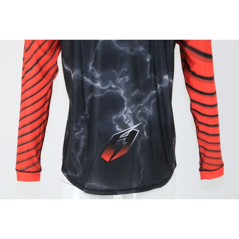 Maillot JITSIE T3 Kronkl rouge/noir