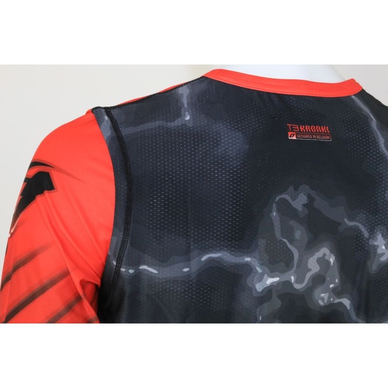 Maillot JITSIE T3 Kronkl rouge/noir