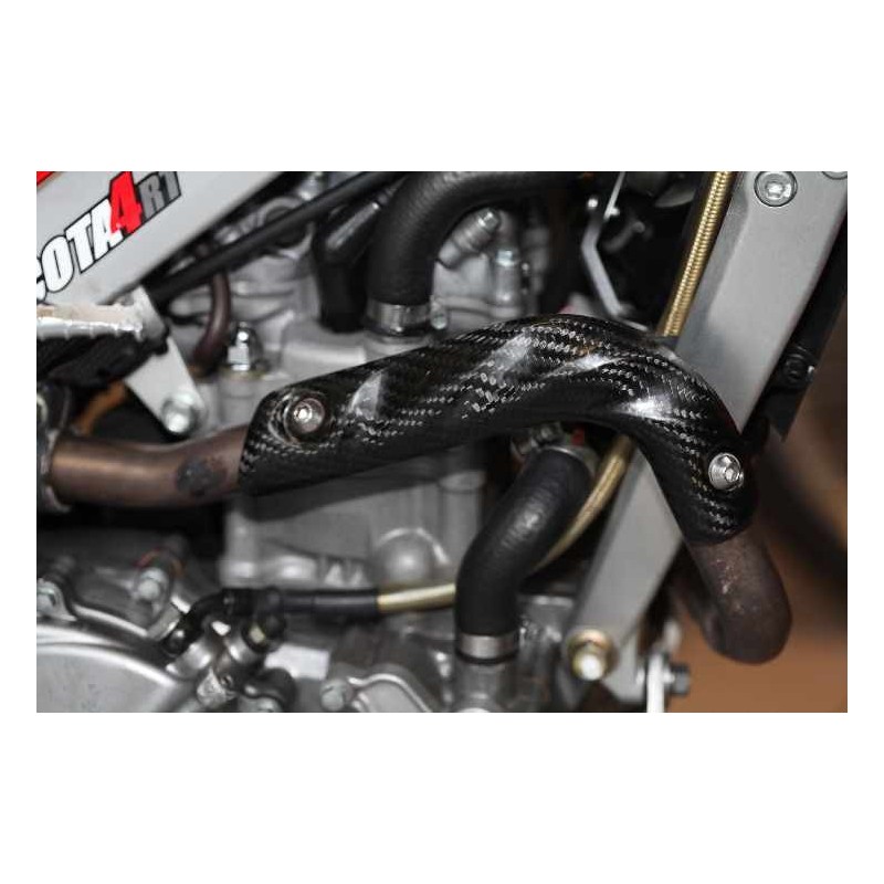 Protection coude echappement carbone JITSIE MONTESA 4RT