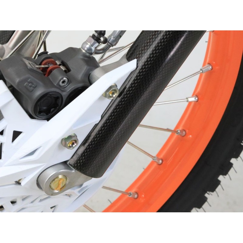 Protection fourche carbone JITSIE courte Type Showa