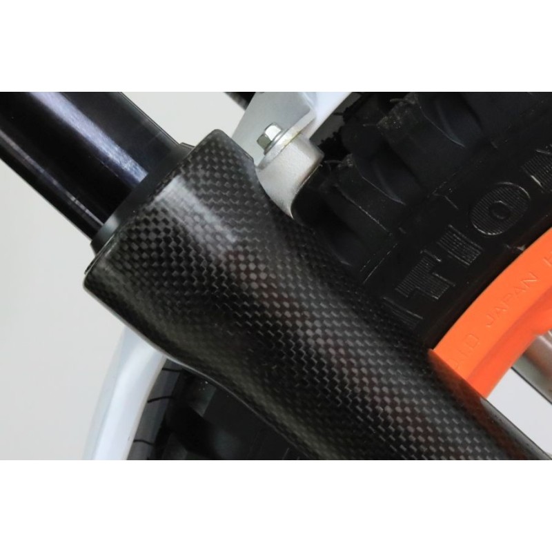 Protection fourche carbone JITSIE courte Type Showa