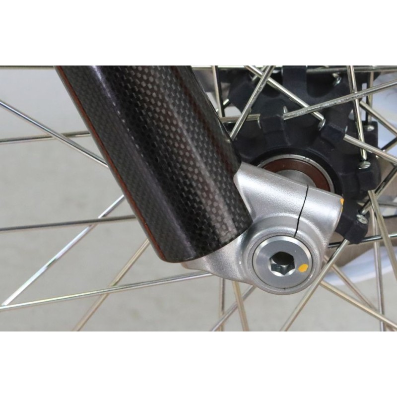 Protection fourche carbone JITSIE courte Type Showa
