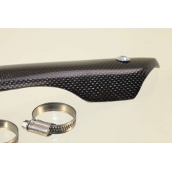 Protection coude echappement carbone JITSIE HONDA tlr 200-250