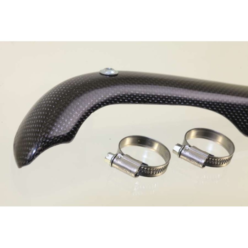 Protection coude echappement carbone JITSIE HONDA tlr 200-250